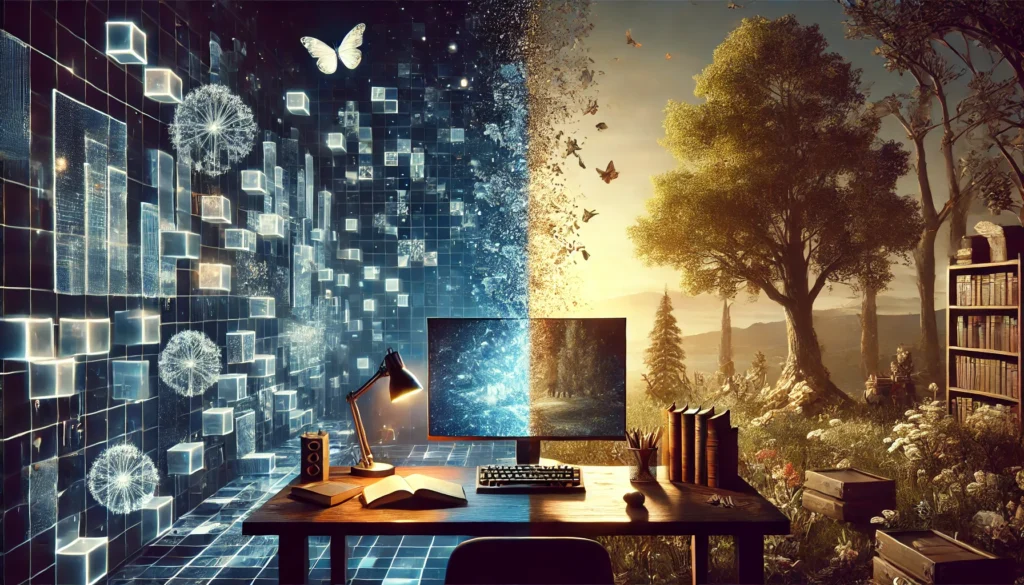 Concepto de las no-cosas: entre lo digital y lo tangible.